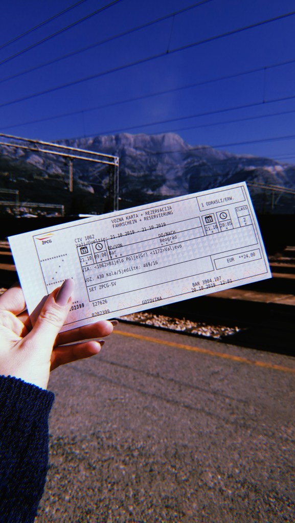 Билет на поезд